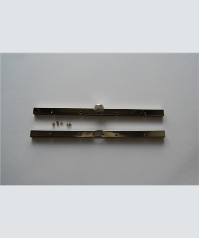 Wallet Frame, brushed brass, 19 cm
