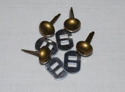 Purse Feet, dome shaped, 12 mm