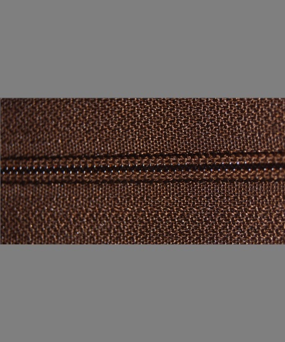 Continuous Zipper, brown, 2,5 cm