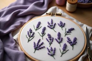 12 Lavendel Stickideen